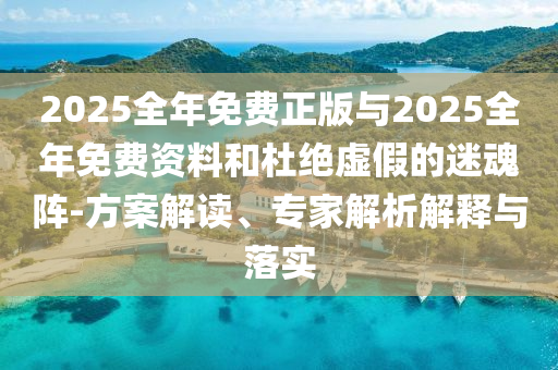 2025全年免費正版與2025全年免費資料和杜絕虛假的迷魂陣-方案解讀、專家解析解釋與落實